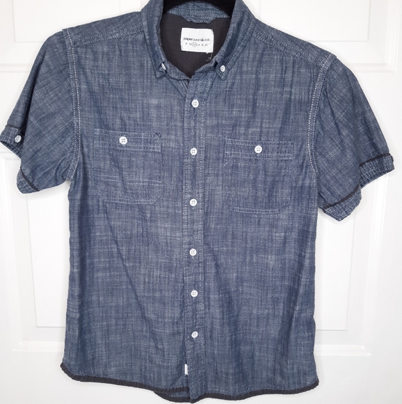 paper denim and cloth button down